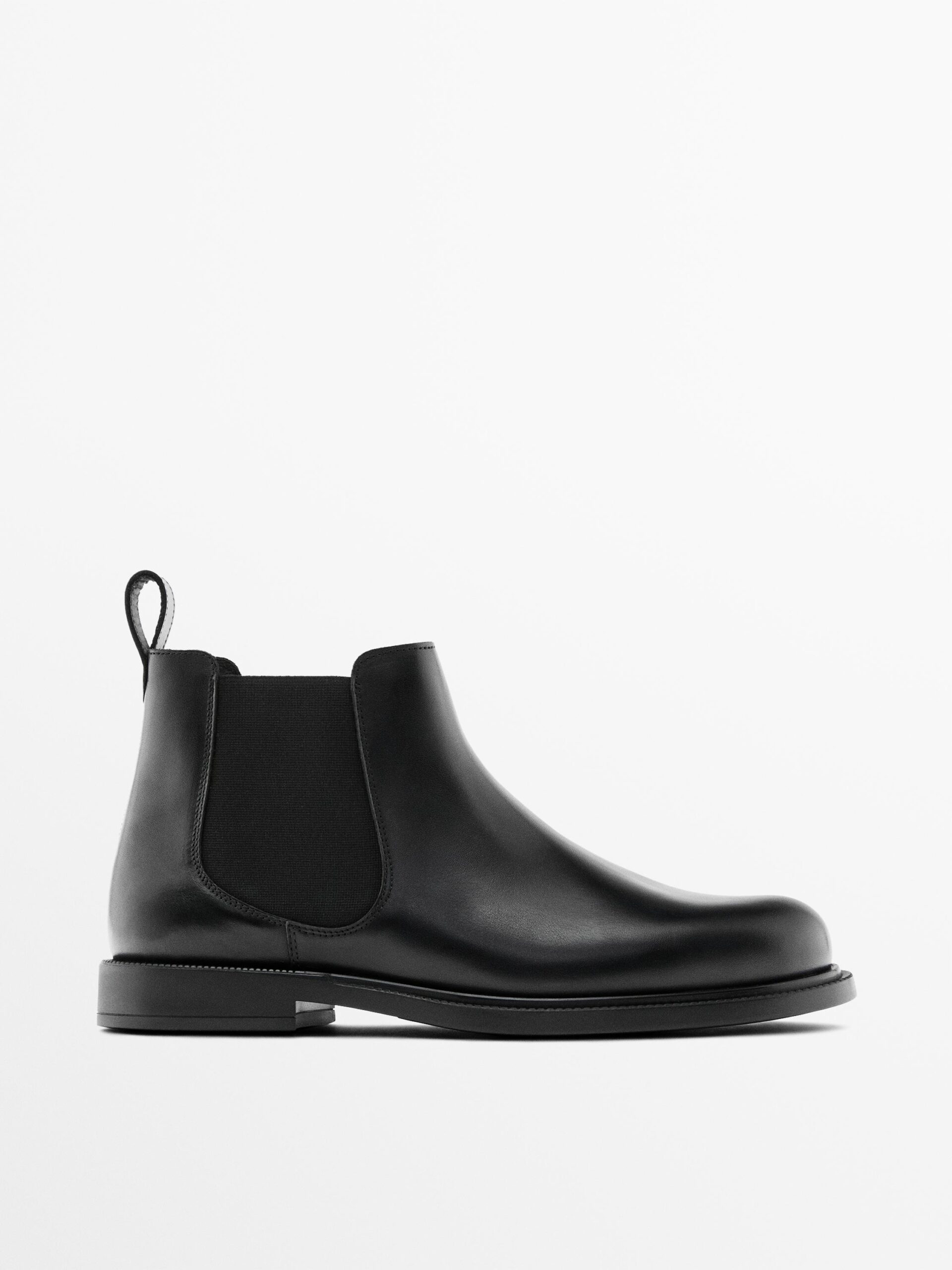 Ankle boots with Elastic Gores BLACK