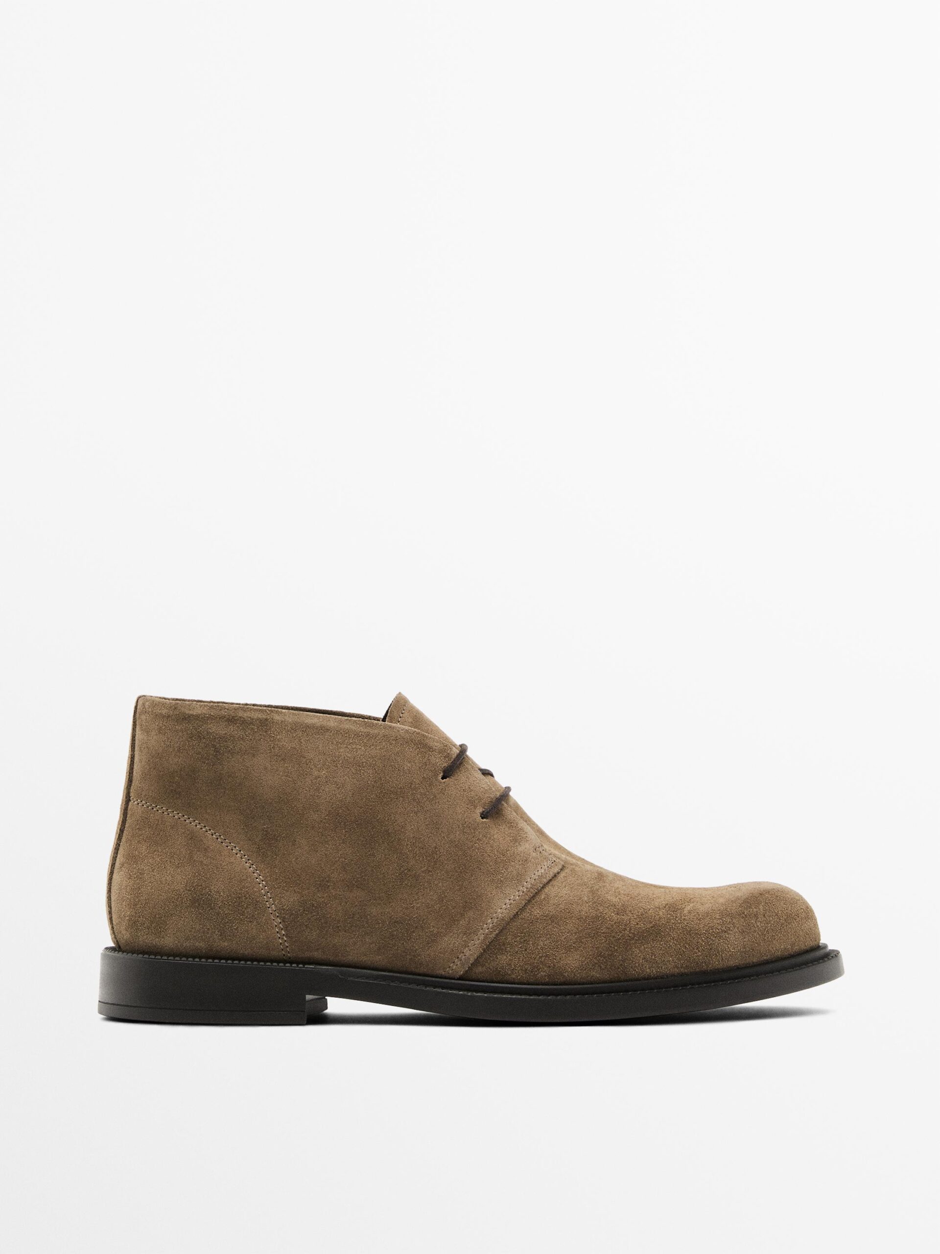 Split Suede Ankle Boot MINK