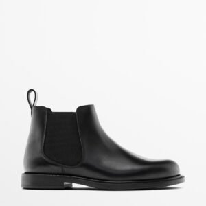 Ankle boots with Elastic Gores BLACK
